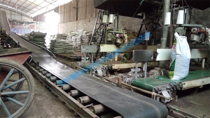 南寧譽(yù)滿華自動化稱重點包皮帶秤